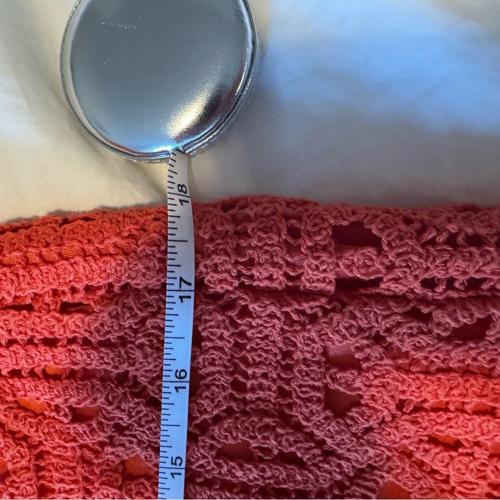 NWT MAX&Co. Coral Crochet Midi Skirt | Cotton Jersey Lining MaxMara - Picture 11 of 11